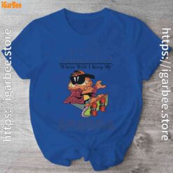 if i get circumcised garfield blue shirt