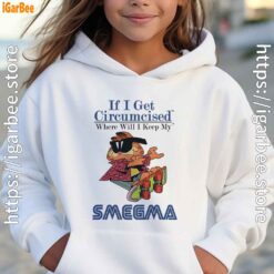 if i get circumcised garfield girl hoodie white