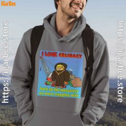 love celibacy garfield gray men hoodie for male