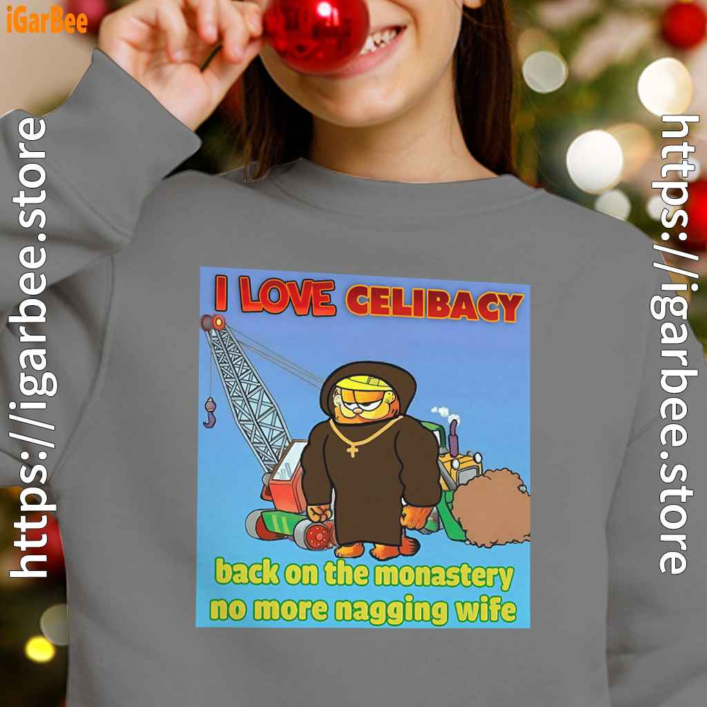 love celibacy garfield youth girl with gray sweatshirt love celibacy garfield youth girl with gray sweatshirt