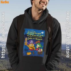 ripple junction garfield arrr black men hoodie for male