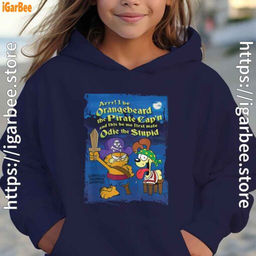 ripple junction garfield arrr girl nany hoodie