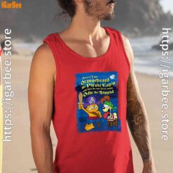 ripple junction garfield arrr man tank top red