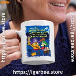 ripple junction garfield arrr white coffee mug 11oz