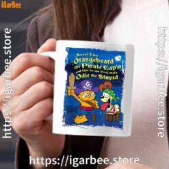 ripple junction garfield arrr white mug 15oz