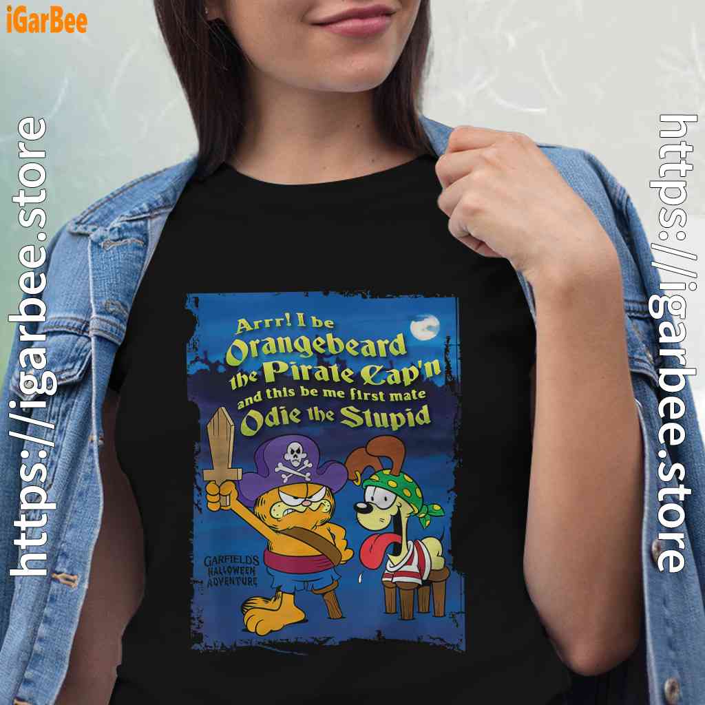 ripple junction garfield arrr women black shirt ripple junction garfield arrr women black shirt