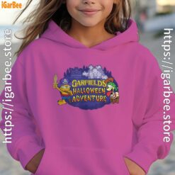 ripple junction garfield halloween adventure kids girl pink hoodies