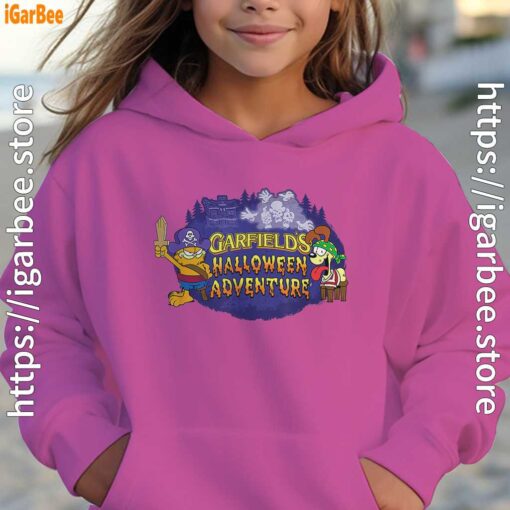 ripple junction garfield halloween adventure kids girl pink hoodies