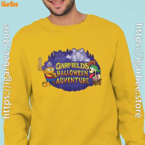 ripple junction garfield halloween adventure man with yellow sweatshirt