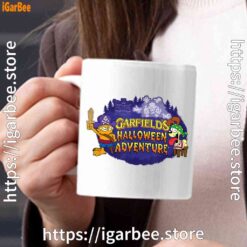 ripple junction garfield halloween adventure white mug 15oz