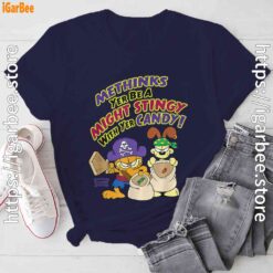 ripple junction garfield might stingy with yer candy navy tee shirt