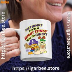 ripple junction garfield might stingy with yer candy white coffee mug 11oz