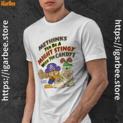 ripple junction garfield might stingy with yer candy white men shirt