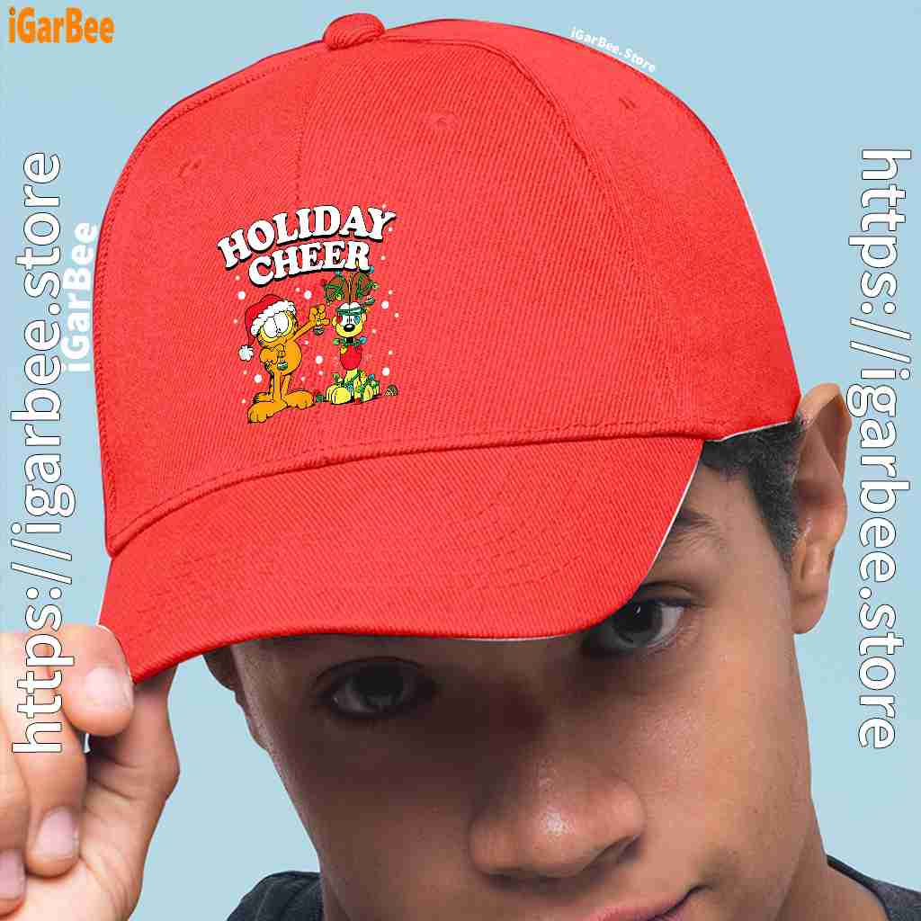 christmas garfield holiday cheer odie red hat christmas garfield holiday cheer odie red hat