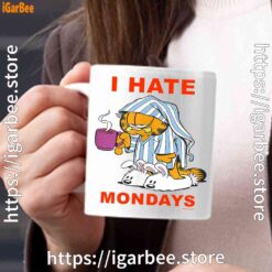 1 garfield hate mondays are for suffering and naps white mug 15oz