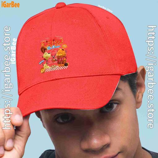 1 garfield movie living dream odie pasta red hat