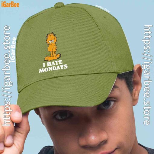 1 hate mondays garfield are just nature’s way of ruining my life green hat
