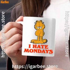 1 hate mondays garfield are just nature’s way of ruining my life white mug 15oz