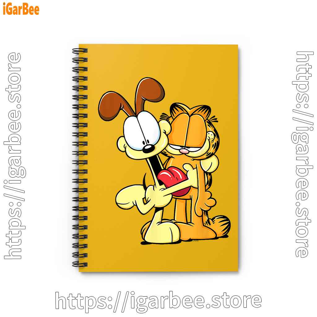 ripple junction garfield odie hugging yellow notebook ripple junction garfield odie hugging yellow notebook
