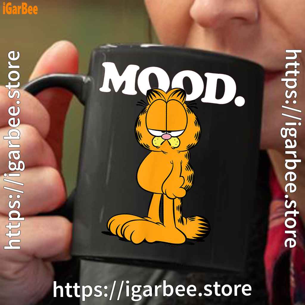 garfield mood too tired to care black coffee mug oz garfield mood too tired to care black coffee mug oz