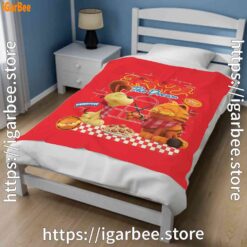 2 garfield movie living dream odie pasta red blanket