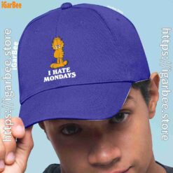 2 hate mondays garfield are just nature’s way of ruining my life blue hat men