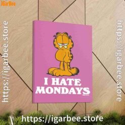2 hate mondays garfield are just nature’s way of ruining my life pink canvas