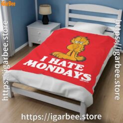 2 hate mondays garfield are just nature’s way of ruining my life red blanket