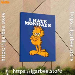 2 hate mondays garfield blue canvas
