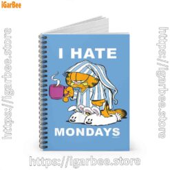 2 mondays are for suffering and naps blue notebook