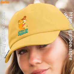 3 garfield and odie living the dream yellow hat