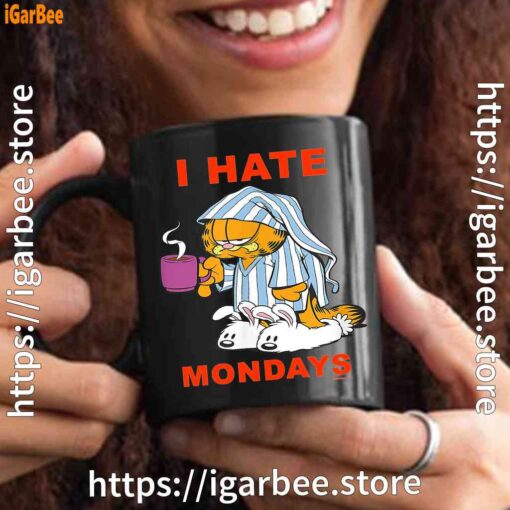 3 garfield hate mondays are for suffering and naps black mug 15oz