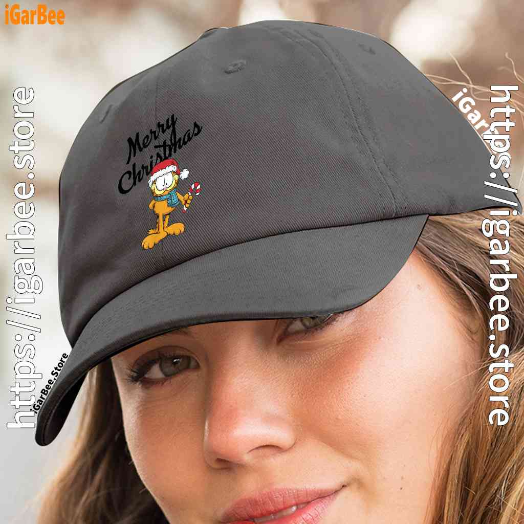 garfield merry christmas women black hat garfield merry christmas women black hat