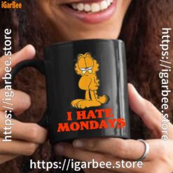 3 hate mondays garfield are just nature’s way of ruining my life black mug 15oz