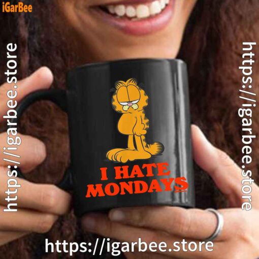 3 hate mondays garfield are just nature’s way of ruining my life black mug 15oz