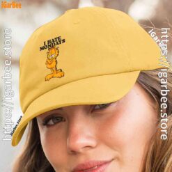 3 hate mondays garfield yellow hat