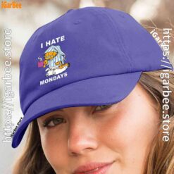 3 mondays are for suffering and naps blue hat women