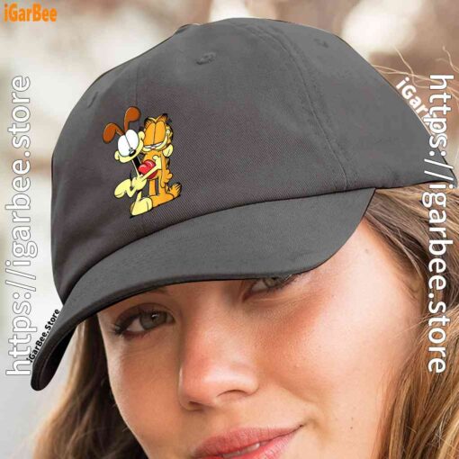 3 ripple junction garfield odie hugging women black hat