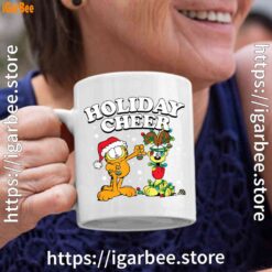 4 christmas garfield holiday cheer odie white coffee mug 11oz