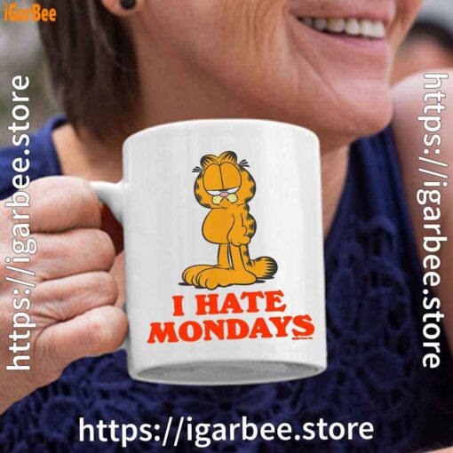 4 hate mondays garfield are just nature’s way of ruining my life white coffee mug 11oz