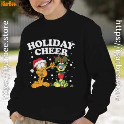 christmas garfield holiday cheer odie boy with black sweatshirt