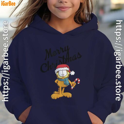 garfield merry christmas girl nany hoodie