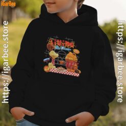 garfield movie living dream odie pasta black hoodie for kid boy