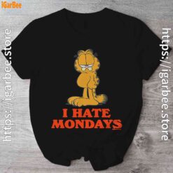 hate mondays garfield are just nature’s way of ruining my life black shirt