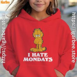 hate mondays garfield are just nature’s way of ruining my life red hoodie youth girl