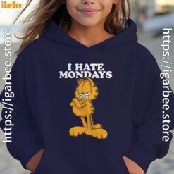 hate mondays garfield girl nany hoodie