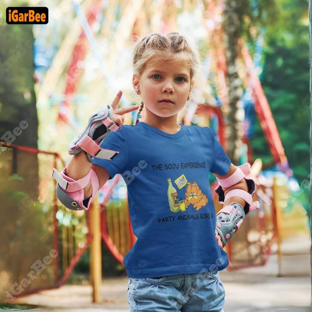 cotton kids garfield t shirt 14 blue teen girl’s Garfield t shirt for kids