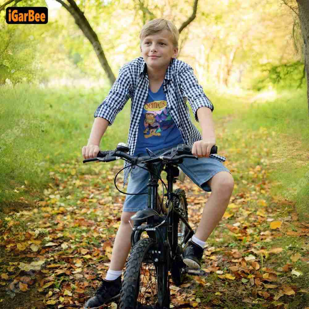 cotton kids garfield t shirt 8 blue Garfield short sleeve kids shirt