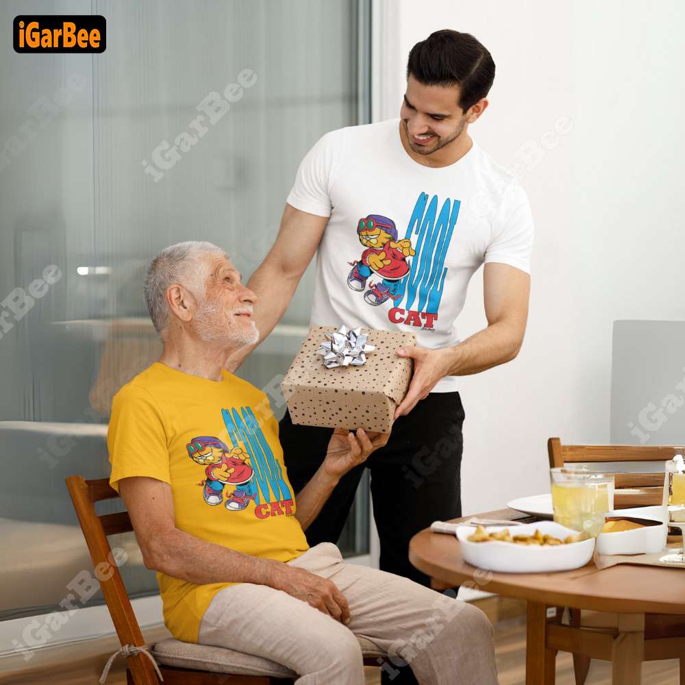 father receives igarbee gift from son on father's day Father's day gifts