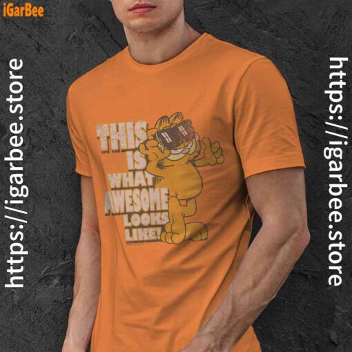 garfield awesome i’ve redefined the word orange men shirt